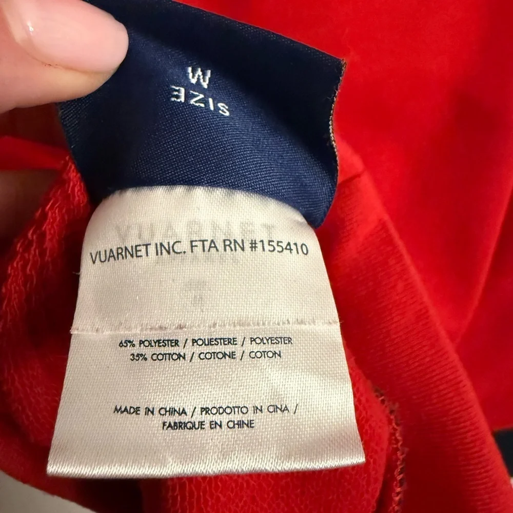 Vuarnet France Red Hooded Sweatshirt – Youth 10/12